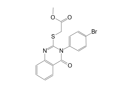 methyl {[3-(4-bromophenyl)-4-oxo-3,4-dihydro-2-quinazolinyl]sulfanyl}acetate