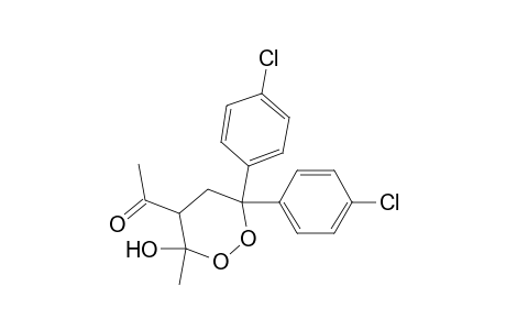 1-[6,6-bis(4-chlorophenyl)-3-hydroxy-3-methyl-4-dioxanyl]ethanone