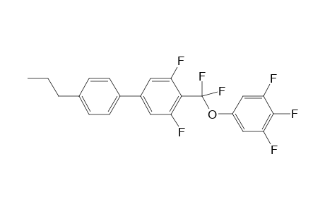 4-(difluoro(3,4,5-trifluorophenoxy)methyl)-3,5-difluoro-4'-propylbiphenyl