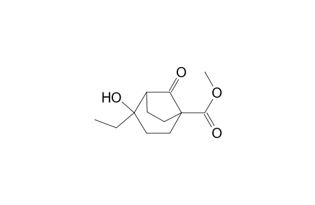 1-Carbomethoxy-4-ethyl-4-hydroxybicyclo[3.2.1]octan-8-one
