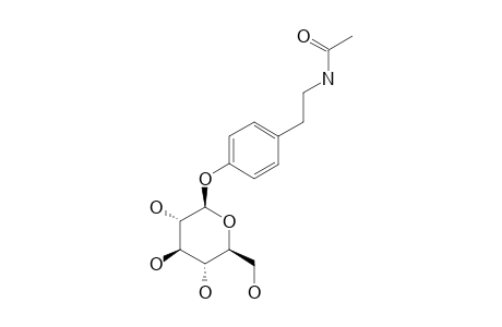 N-ACETYLTYRAMINE_1-O-BETA-GLUCOSIDE
