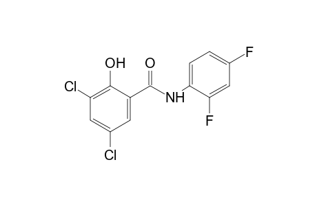 3,5-dichloro-2',4'-difluorosalicylanilide
