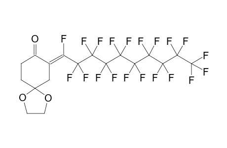(7Z)-7-(1,2,2,3,3,4,4,5,5,6,6,7,7,8,8,9,9,10,10,10-icosafluorodecylidene)-1,4-dioxaspiro[4.5]decan-8-one