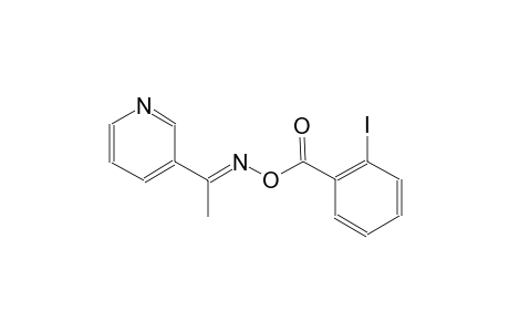 (1E)-1-(3-pyridinyl)ethanone O-(2-iodobenzoyl)oxime