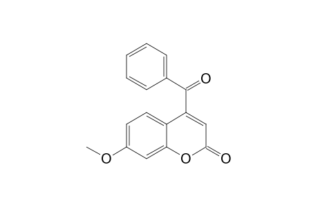 4-Benzoyl-7-methoxy-1-benzopyran-2-one