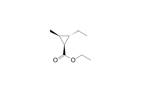 Ethyl 2-methyl-3-ethylcyclopropane-1-carboxylate