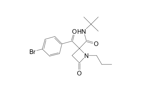 2-(4-Bromobenzoyl)-N-(tert-butyl)-4-oxo-1-propylazetidine-2-carboxamide