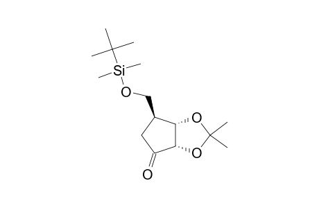 5-TERT.-BUTYLDIMETHYLSILYL-2,3-O-ISOPROPYLIDENECARBA-BETA-DL-RIBONOLACTONE