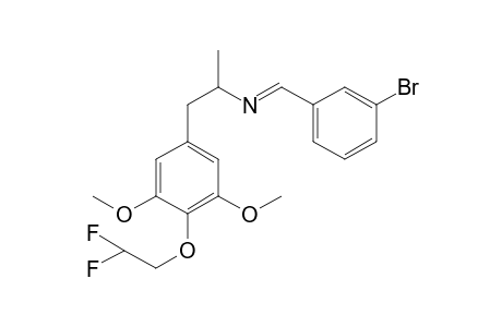 1-(3-Bromophenyl)-N-(1-[4-(2,2-difluoroethoxy)-3,5-dimethoxyphenyl]propan-2-yl)methanimine