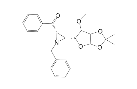 D-glycero-.alpha.-D-allo-Heptodialdo-1,4-furanose, 5,6-dideoxy-3-O-methyl-1,2-O-(1-methylethylidene)-7-C-phenyl-5,6-[(ph enylmethyl)imino]-