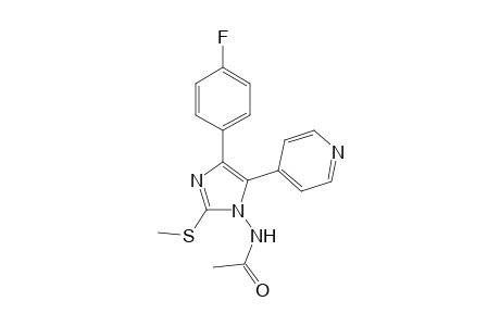 N-[4-(4-Fluorophenyl)-2-methylthio-5-(pyridin-4-yl)-1H-imidazol-1-yl]acetamide