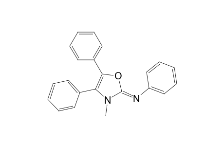 Benzenamine, N-(3-methyl-4,5-diphenyl-2(3H)-oxazolylidene)-