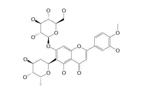 CHRYSOERIOL-6-C-BETA-BOIVINOPYRANOSYL-7-O-BETA-GLUCOPYRANOSIDE