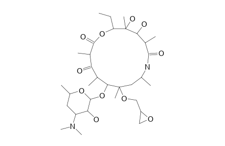 ANTI-5-O-(2''-METHYLOXIRANYL)-3-OXO-8A-AZA-8A-HOMOERYTHROMYCIN_A