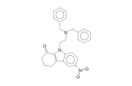 9-[2-(Dibenzylamino)ethyl]-6-nitro-2,3,4,9-tetrahydro-1H-carbazol-1-one