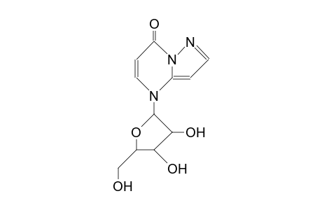 4.beta.-D-Ribofuranosyl-pyrazolo(1,5-A)pyrimidin-7-one