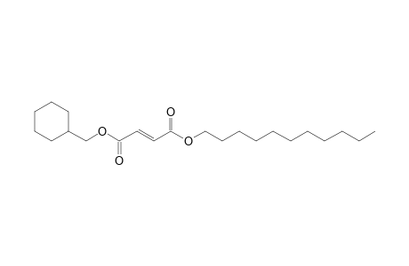 Fumaric acid, cyclohexylmethyl undecyl ester