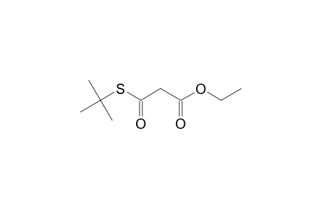 (t-Butylthio)carbonylacetic acid, ethyl ester