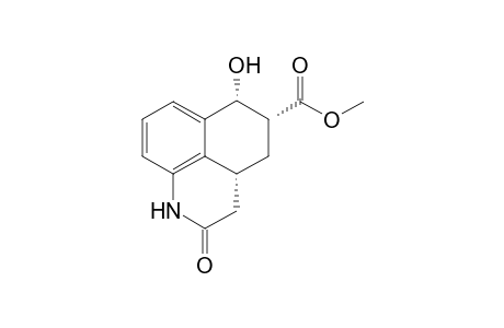 ent-5-Methoxycarbonyl-6-hydroxy-3a,4,5,6-tetrahydro-1H,3H-1-azaphenalen-2-one