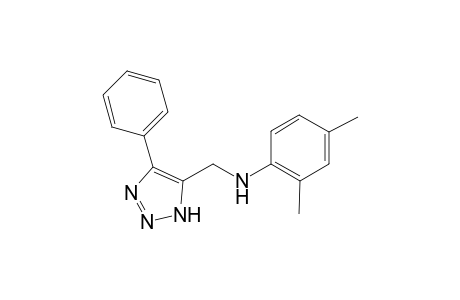 Benzenamine, 2,4-dimethyl-N-(4-phenyl-1H-1,2,3-triazol-5-ylmethyl)-
