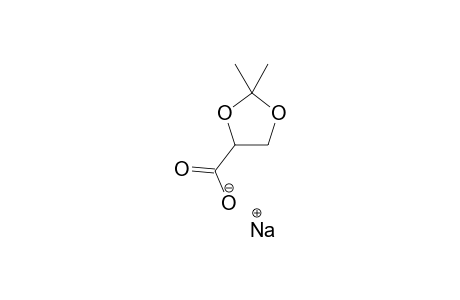 1,3-Dioxolane-4-carboxylic acid, 2,2-dimethyl-, sodium salt