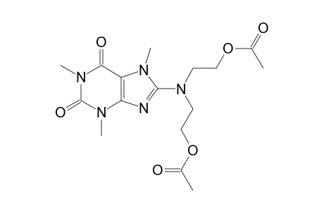 8-[bis(2'-Acetyloxy)ethyl]aminocaffeine