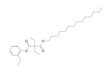 Diethylmalonic acid, 2-ethylphenyl tetradecyl ester