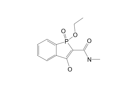 1-Ethoxy-3-hydroxy-2-acetamido-phosphindole-1-oxide