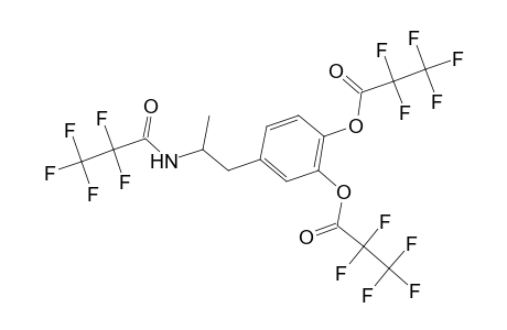 4-(2-[(2,2,3,3,3-Pentafluoropropanoyl)amino]propyl)-2-[(2,2,3,3,3-pentafluoropropanoyl)oxy]phenyl 2,2,3,3,3-pentafluoropropanoate