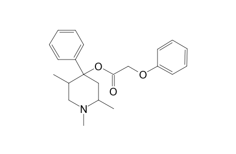 Acetic acid, 2-phenoxy-, (1,2,5-trimethyl-4-phenyl)piperid-4-yl ester
