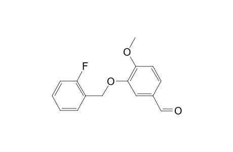Benzaldehyde, 3-(2-fluorobenzyloxy)-4-methoxy-