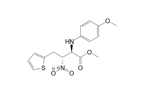 (2R,3R)-Methyl 2-(4-methoxyphenylamino)-3-nitro-4-(thiophen-2- yl)butanoate