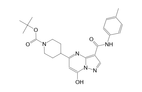 1-piperidinecarboxylic acid, 4-[7-hydroxy-3-[[(4-methylphenyl)amino]carbonyl]pyrazolo[1,5-a]pyrimidin-5-yl]-, 1,1-dimethylethyl