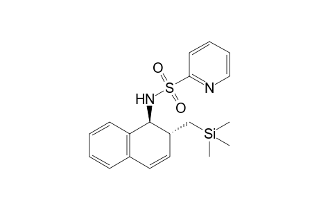 (1S*,2R*)-2-[(1'-Trimethylsilyl)methyl]-N-[(2'-pyridyl)sulfonyl]-1,2-dihydronaphthalen-1-amine