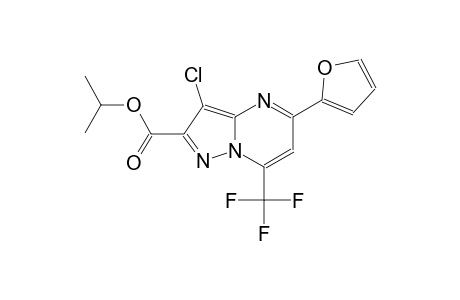 isopropyl 3-chloro-5-(2-furyl)-7-(trifluoromethyl)pyrazolo[1,5-a]pyrimidine-2-carboxylate