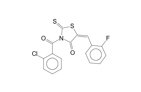 3-(2-Chlorobenzoyl)-5-(2-fluorobenzylidene)rhodanine