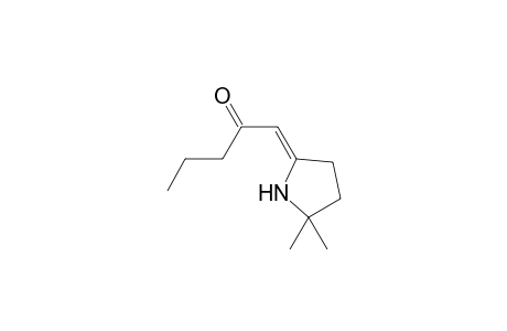 3,3-Dimethyl-2-(2-oxopentylidene)pyrrolodine