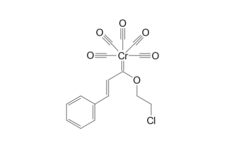 Carbon monoxide;[(E)-1-(2-chloroethoxy)-3-phenyl-prop-2-enylidene]chromium