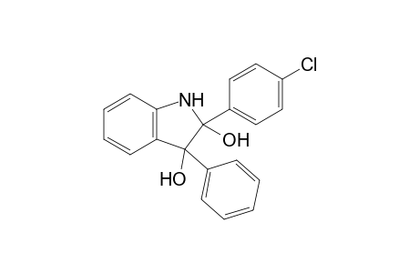 2-(4-Chlorophenyl)-3-phenyl-2,3-dihydro-1H-indole-2,3-diol