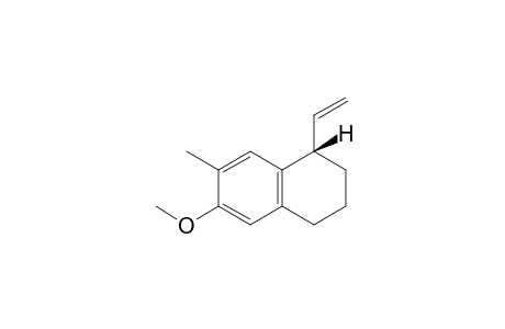 6-Methoxy-7-methyl-1-vinyl-1,2,3,4-tetrahydronaphthalene