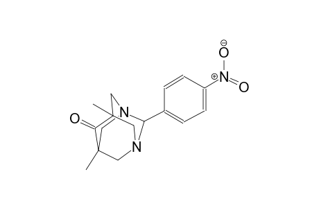 5,7-dimethyl-2-(4-nitrophenyl)-1,3-diazatricyclo[3.3.1.1~3,7~]decan-6-one