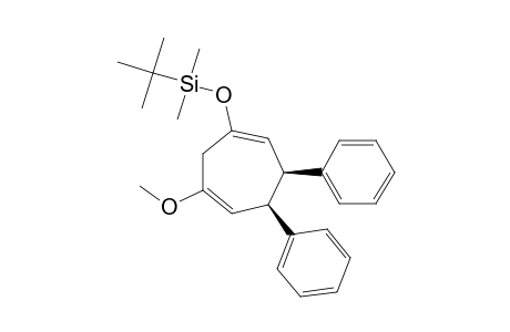 CIS-2-TERT.-BUTYL-DIMETHYL-SILOXY-4-METHOXY-6,7-DIPHENYL-CYCLOHEPTA-1,4-DIENE