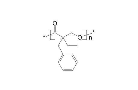 Poly(alpha-benzyl-alpha-ethyl-beta-propiolactone) (d,l)