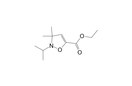 2-Isopropyl-3,3-dipmethyl-5-ethoxycarbonyl-4-isoxazoline