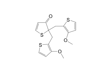 2,2-bis[(3-methoxythiophen-2-yl)methyl]thiophen-3-one