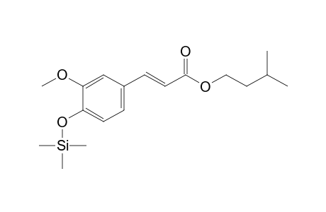 Isoamyl-(E)-ferulate, mono-TMS