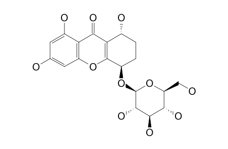 5-O-BETA-D-GLUCOPYRANOSYL-1,3,8-TRIHYDROXY-5,6,7,8-TETRAHYDROXANTHONE