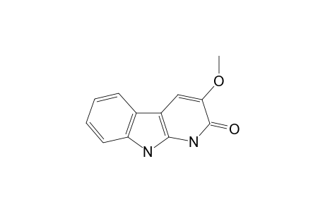 3-methoxy-1,9-dihydropyrido[6,5-b]indol-2-one