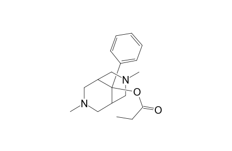 3,7-Dimethyl-9-phenyl-9-propionyloxy-3,7-diazabicyclo(3.3.1)nonane