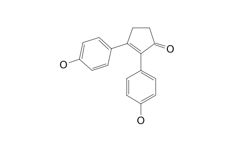 2,3-BIS-(PARA-HYDROXYPHENYL)-2-CYCLOPENTENE-1-ONE
